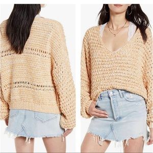 Free People, Coconut V sweater, XL